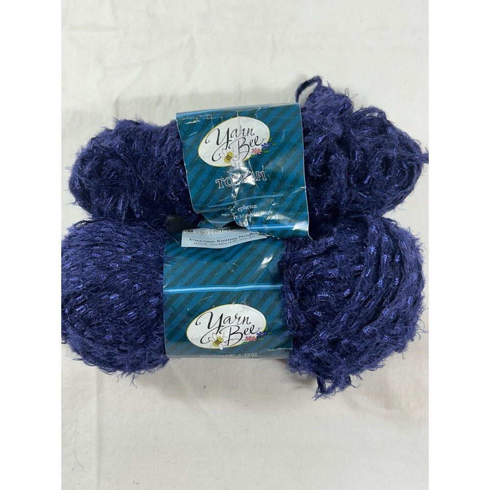 Lot of 2 Yarn Bee TOPKAPI Each 3.5 oz 131 yards Turkey Color #314 Ephesus